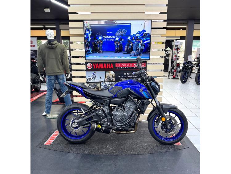 YAMAHA MT07 A2 ARROW 1ERE MAIN GARANTIE